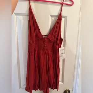 Boot Barn Rust Romper NWT